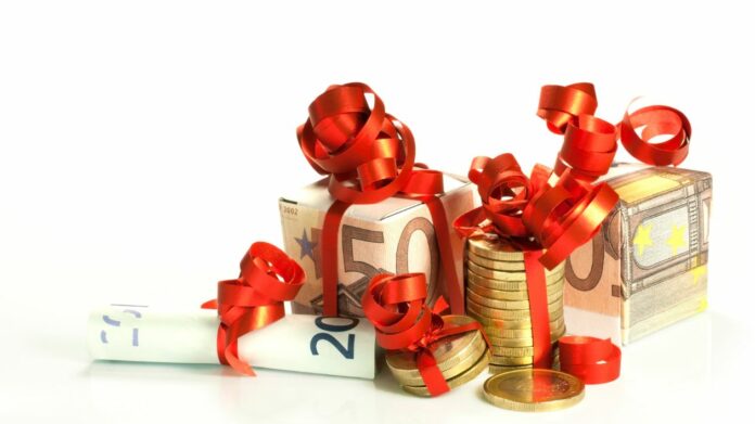Vous allez recevoir la prime de Noël!
